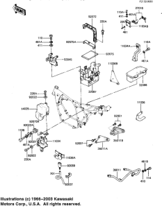 KZ1100 Battery case / tool case
