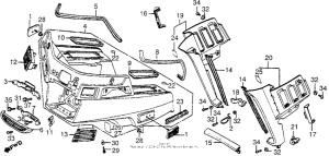 GL1200I 1200i / a fairing 84-85