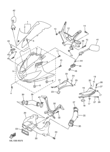 YZF-R6 Обтекатель 1