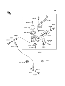 BJ250 Главный тормозной цилиндр
