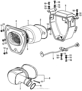 XR75 Воздушный фильтр