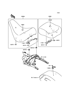 VN1700 Сиденье