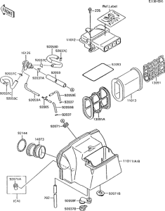 ZX600 Air cleaner(1 / 2)