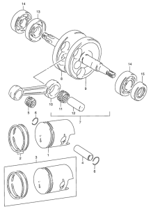 JR50 Вал коленчатый