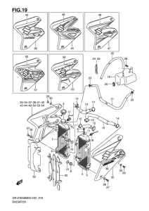 DR-Z400 Радиатор