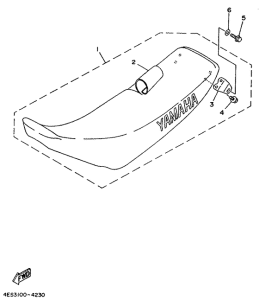 YZ80G Сиденье