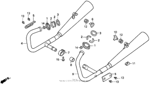 CB250 Глушитель