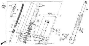  Передняя вилка