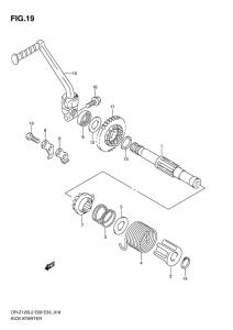  Ножной стартер