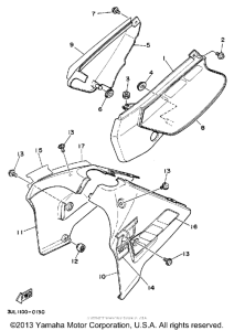 RT100A Боковые обтекатели