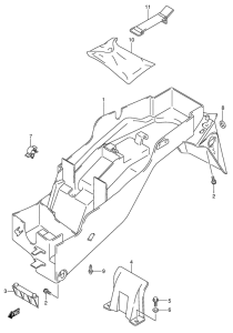 GSX-R600 Заднее крыло