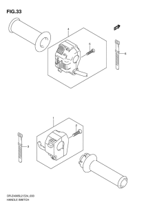 DR-Z400 Рулевой переключатель