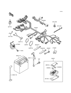 ZX750 Электрика