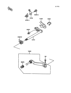 KL600 Механизм переключения передач