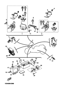 YP125R Equipo electrico