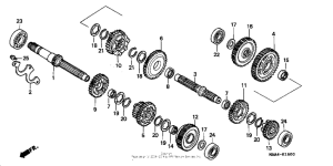 VT1100C Трансмиссия