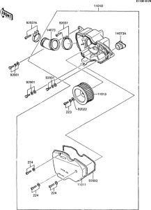 AR125S Воздушный фильтр