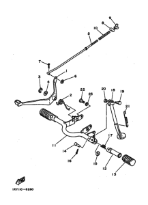 BW80 BW80W Support & repose pied