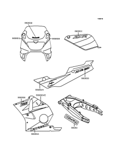 ZX250 Наклейки