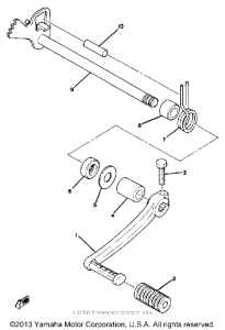 YZ250F Переключение скоростей