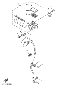 SR125 Главный тормозной цилиндр