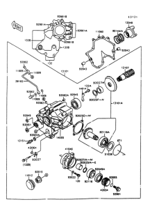 VN1500 Front bevel gear(1 / 2)