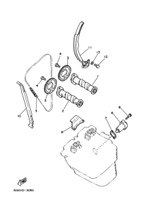 XT350'88 Camshaft. chain