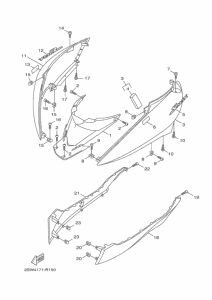 XC155 Боковые обтекатели