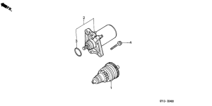 SA50 Стартерный мотор