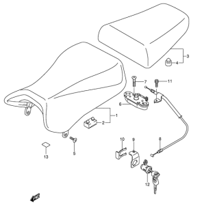 SV650 Пружина