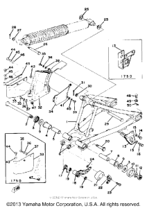 IT175E Rear arm - chain case