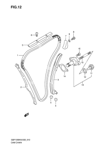 GSF1200S Держатель направляющей