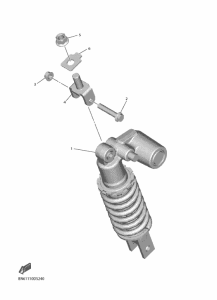 YZF600 Задняя подвеска