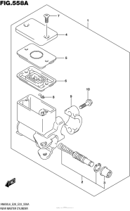 AN650 Задний торм цилиндр