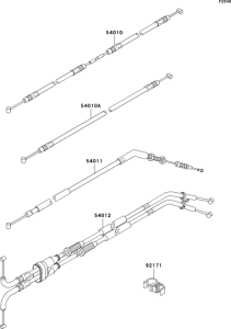 ZR1000 Тросы управления