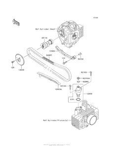 AX125 Распред вал