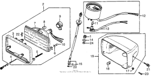 TG50 Headlight + speedometer