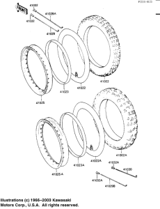 KL250 Колеса,покрышки