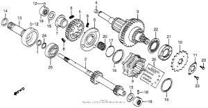 CM400 Cm400a transmission 79-81