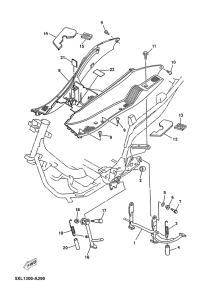 YP180E Stand & footrest