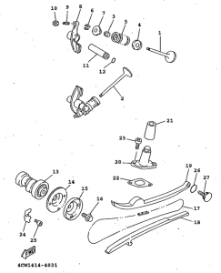 XC125 Клапана