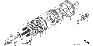 CR80R Бендикс
