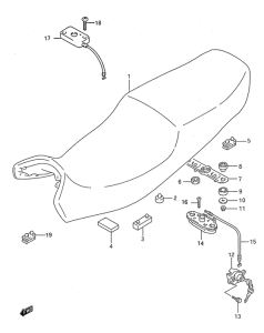 GSX750 Пружина