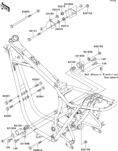 EJ650 Крепление двигателя