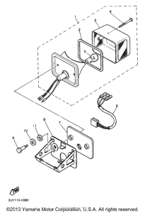 XT600EA Фонарь