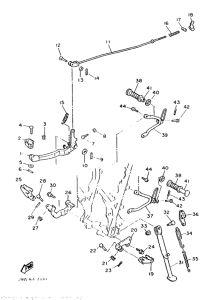 XT600Z Stand. footrest