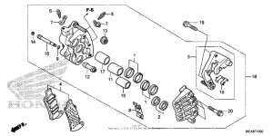 GL1800 (ABS) Передний тормоз правый