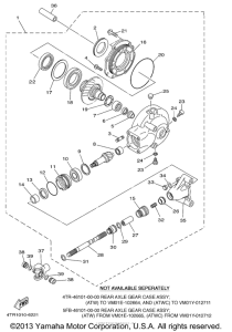 XVS650AT Ведущий вал