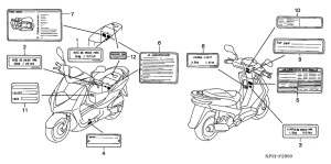 SES150 Лейбл предостережения