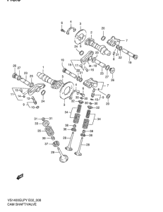 VS1400 Распредвал -клапана